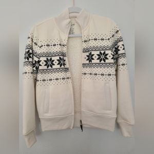 Cozy Christmas zip up sweater